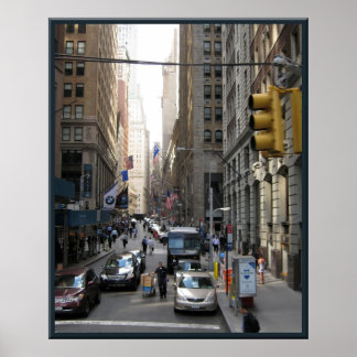 New York Street Scene Poster