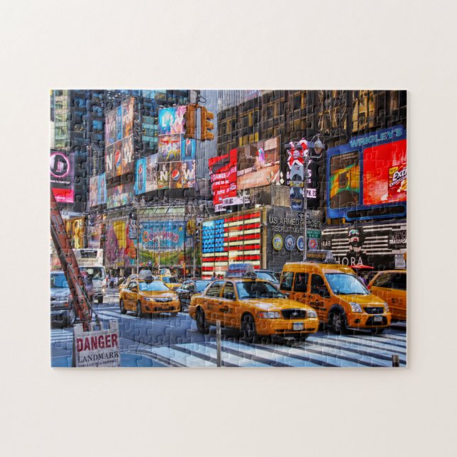 New York Street Scene. Pussel (Horisontell)