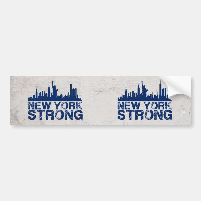 New York Strong Bildekal (Framsidan)