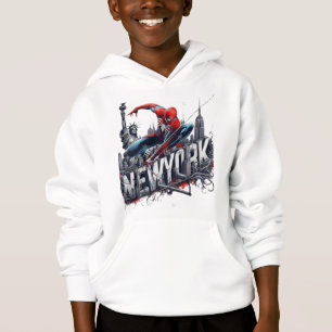 "New York Superhjälten Hoodie T Shirt