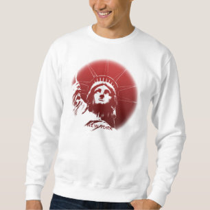 New York Sweatshirt New York Frihetsgudinnan Top