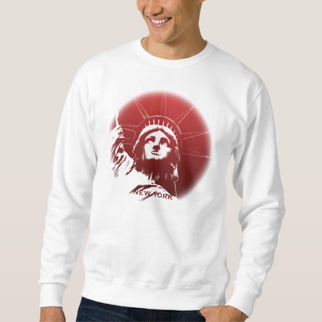 New York Sweatshirt New York Frihetsgudinnan Top (Framsida)
