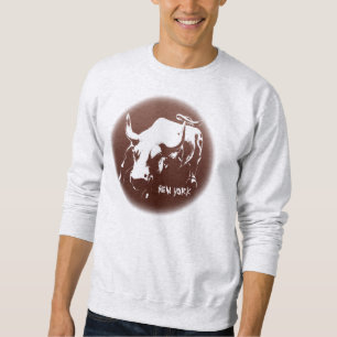 New York Sweatshirt NYC Bull Souvenir Shirt