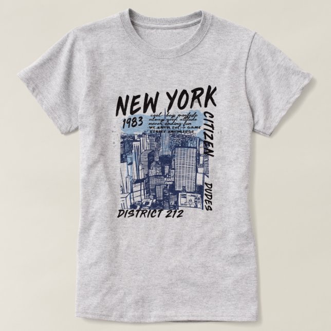 New York T Shirt (Design framsida)