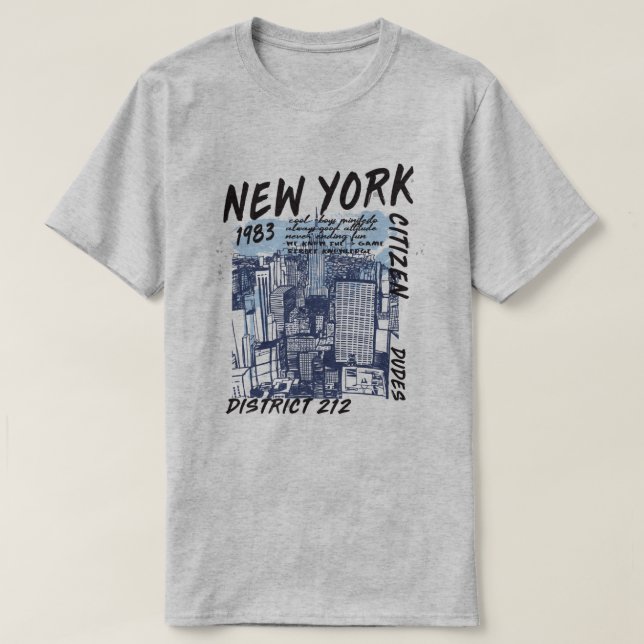 New York T Shirt (Design framsida)