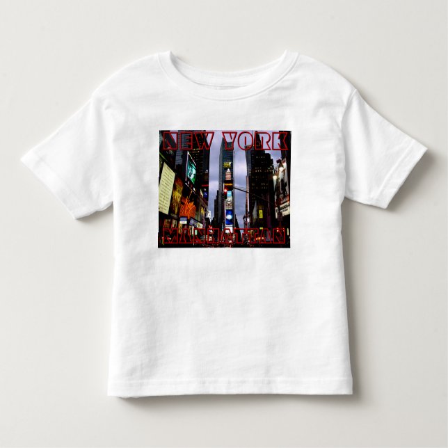 New York T-shirt Anpassningsbar Baby NY Souvenir S (Framsida)