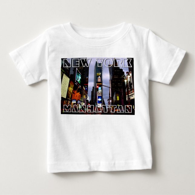 New York T-shirt Baby Anpassningsbar NY Souvenir S (Framsida)