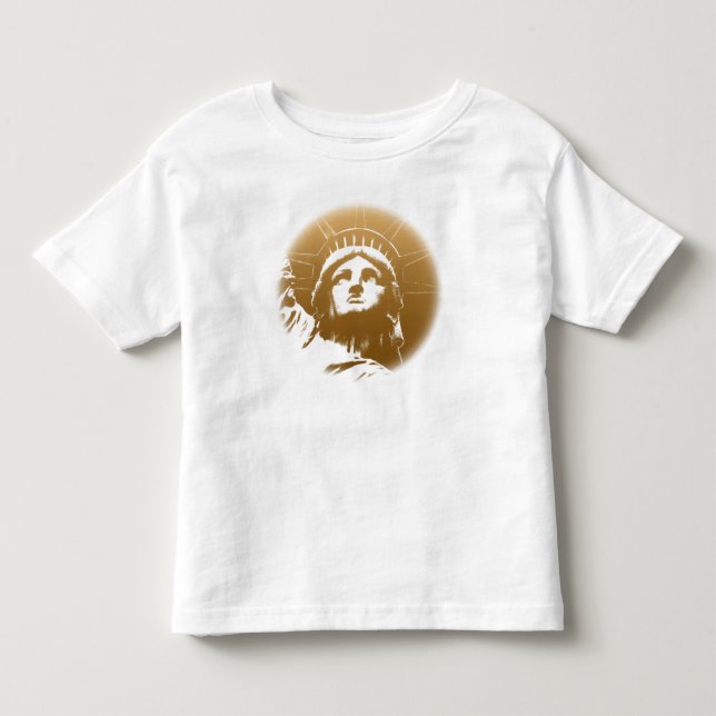 New York T-shirt Baby Frihetsgudinnan Baby Shirt (Framsida)