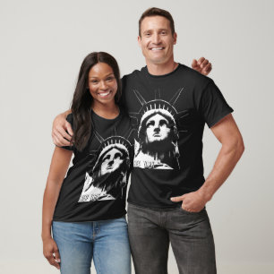 New York T-Shirt Manar Frihetsgudinnan Organic