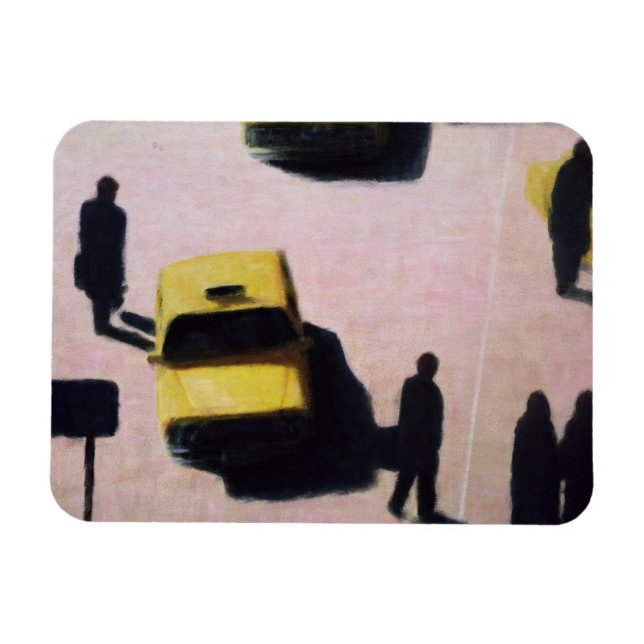 New York Taxi 1990 Magnet (Horisontell)