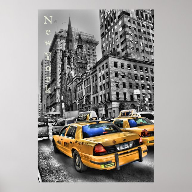 New York Taxi Poster (Framsidan)