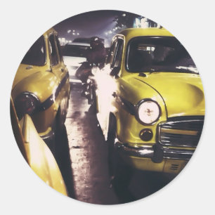 New York Taxi Runt Klistermärke