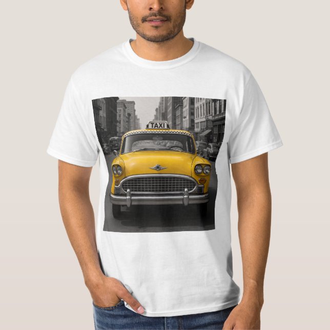 New York taxi T-Shirt (Framsida)