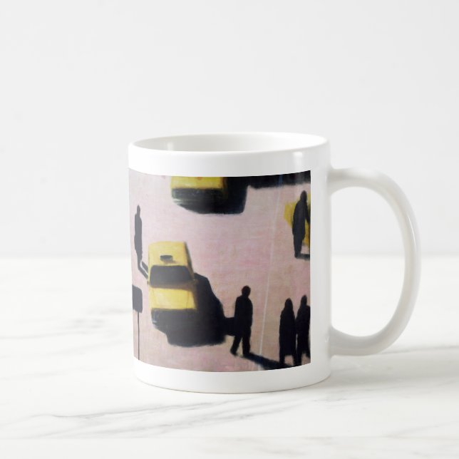 New York taxiar 1990 Kaffemugg (Höger)