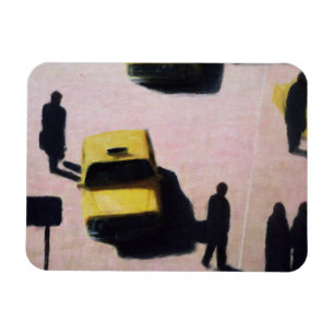 New York taxiar 1990 Magnet