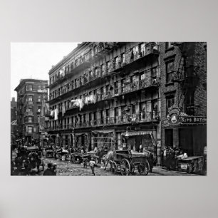 New York Tenement - 1912 Poster