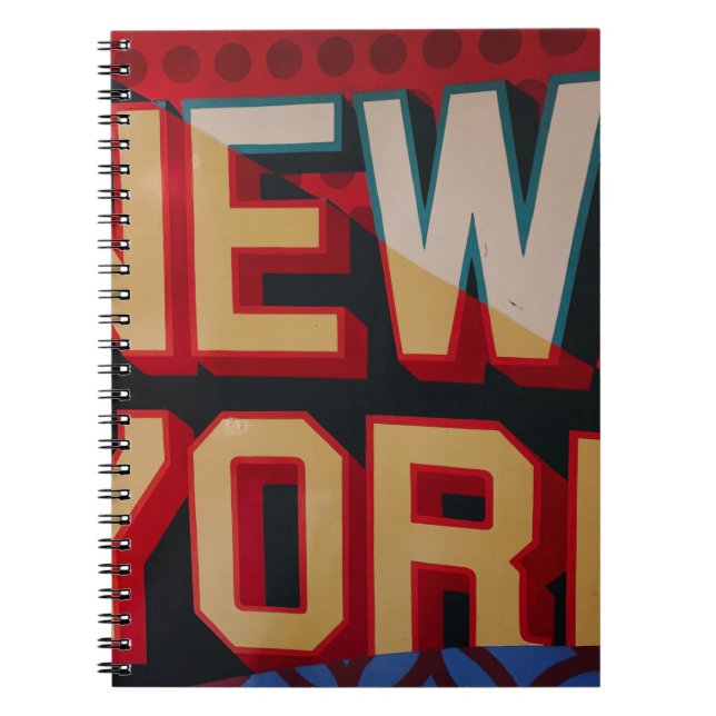 New York-text Anteckningsbok (Framsidan)