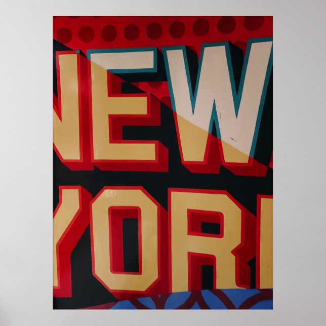 New York-text Poster (Framsidan)