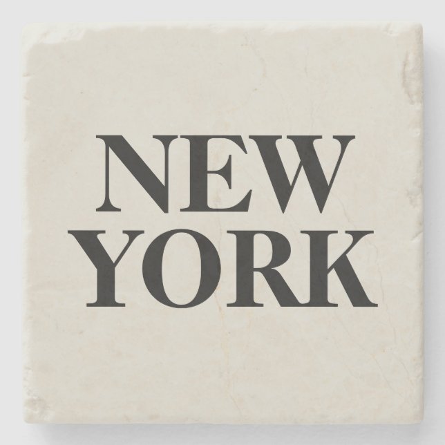 New York Text Stenunderlägg (Framsidan)