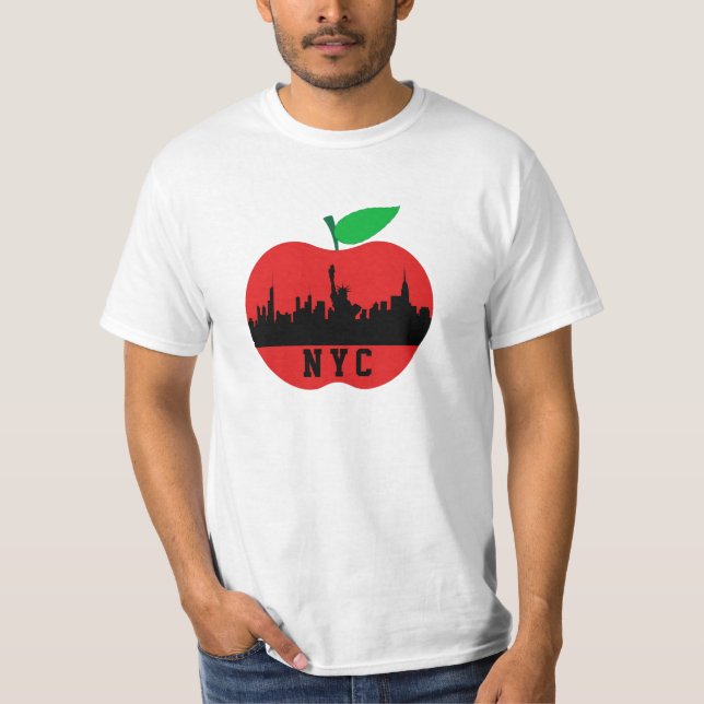 New York the Big Apple - New York State T Shirt (Framsida)