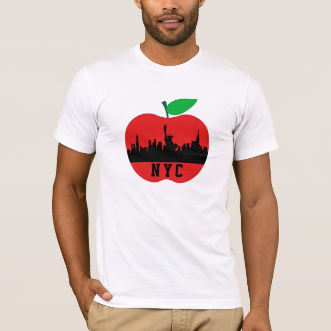 New York the Big Apple - New York State T Shirt (Framsida)