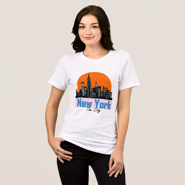 New York - The City T Shirt (Framsida Full)