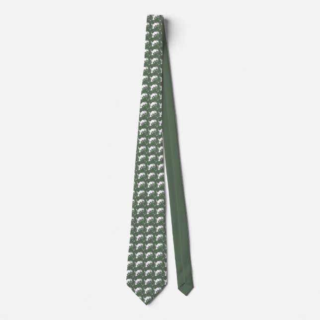 New York Tie NYC Bull Statue Souvenir Necktie Slips (Framsida)