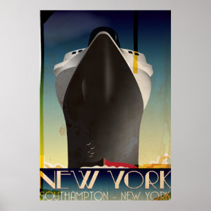 New York till Southampton Poster