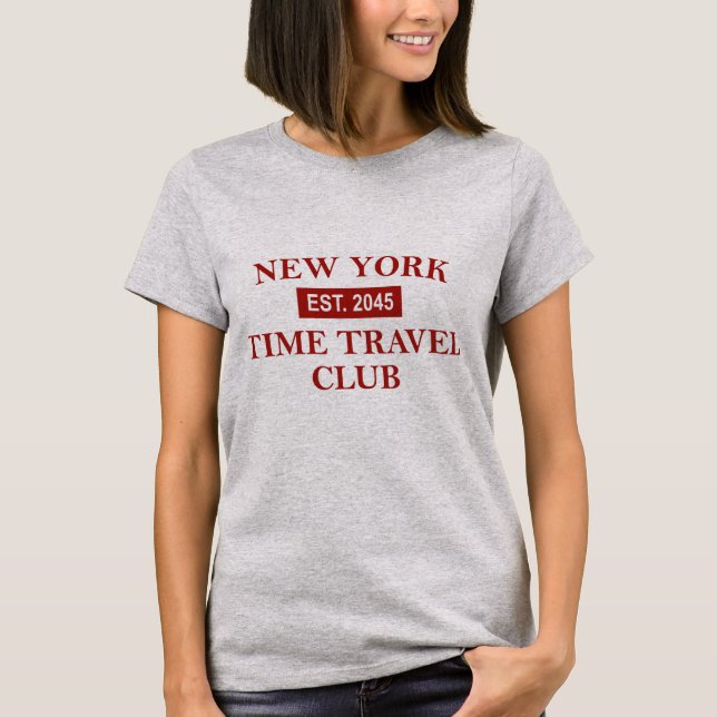 New York Time Travel Club Women's T-shirt (Framsida)