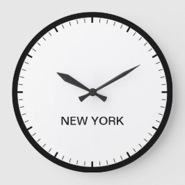 New York Time Zon Newsroom Stil Clock Stor Klocka