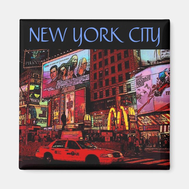 New York (Times Sq.) Magnet (Framsidan)