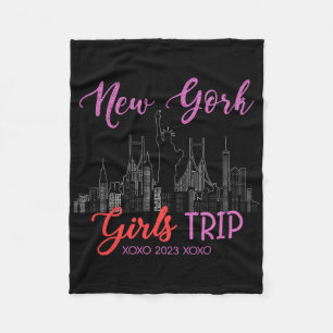 New York Tjejresa 2023 Nyc Semester 2023 Damer  Fleecefilt