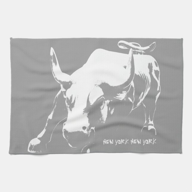 New York Towel Personlig NYC Souvenir Tea Towel Kökshandduk (Horisontell)