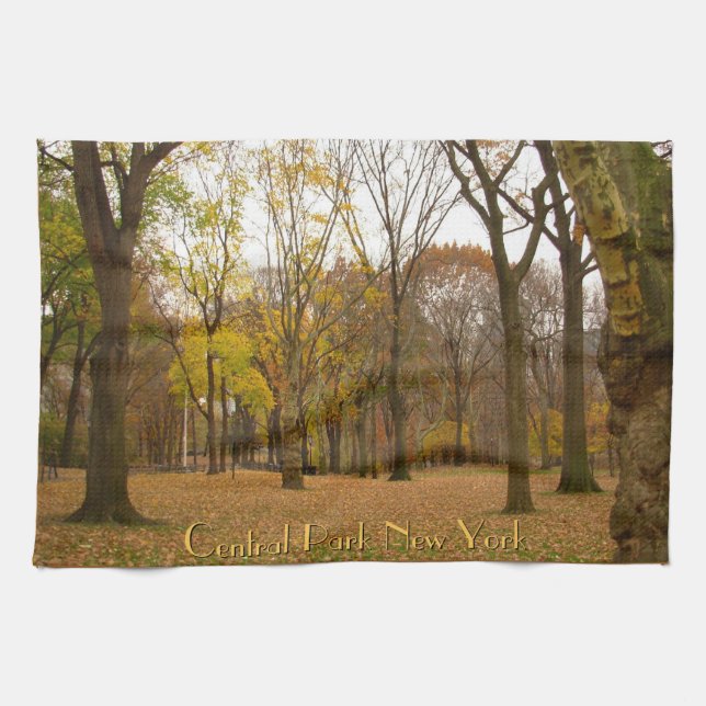 New York Towel Personlig NYC Souvenir Tea Towel Kökshandduk (Horisontell)