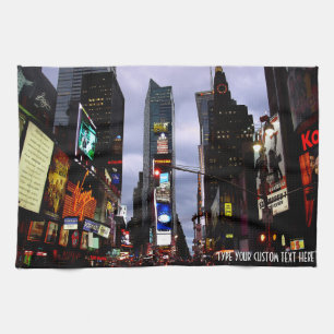 New York Towel Personlig Times Square Tea Towel Kökshandduk