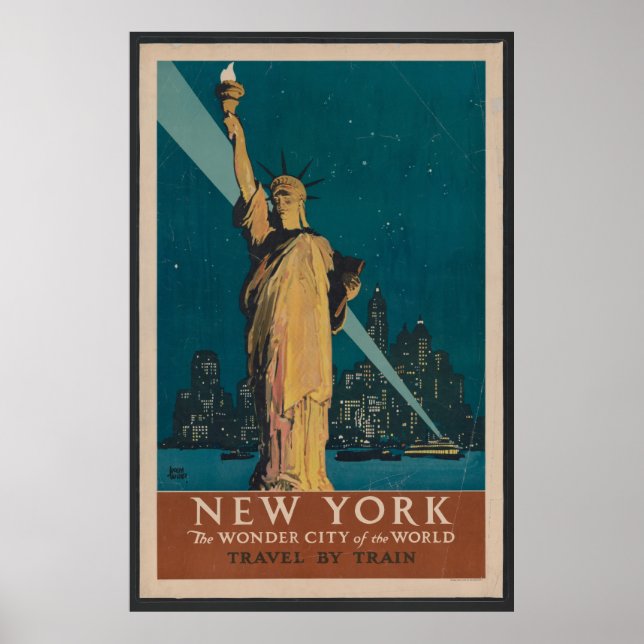 New York Travel Poster (Framsidan)