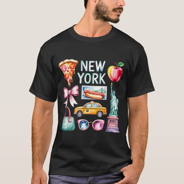 New York Trip - Girls Trip  T Shirt (Framsida)