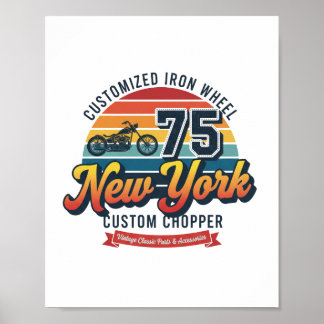 New York Tryck, Värdeaffisch Papper (Semi-Glans) Poster