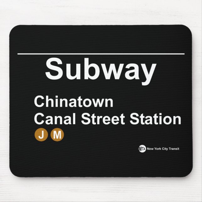 New York Tunnelbanan Station Musmatta (Framsidan)