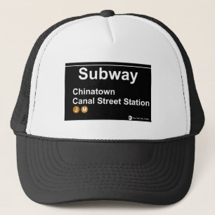 New York Tunnelbanan Station Truckerkeps