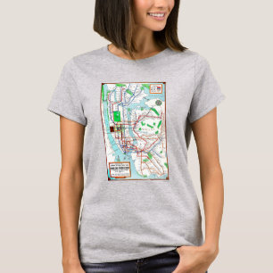 New York: Tunnelbanankarta, 1940 T Shirt