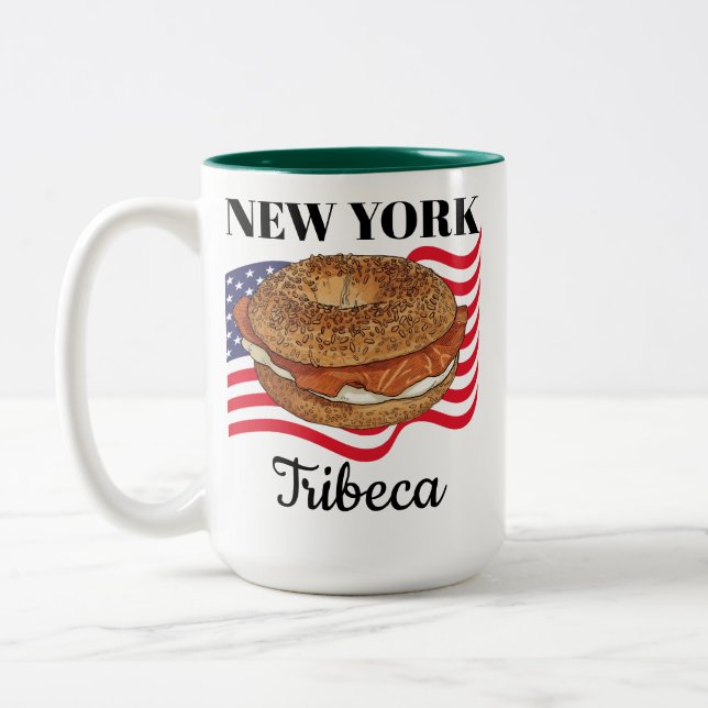 New York Two-Tone Mug Två-Tonad Mugg (Vänster)