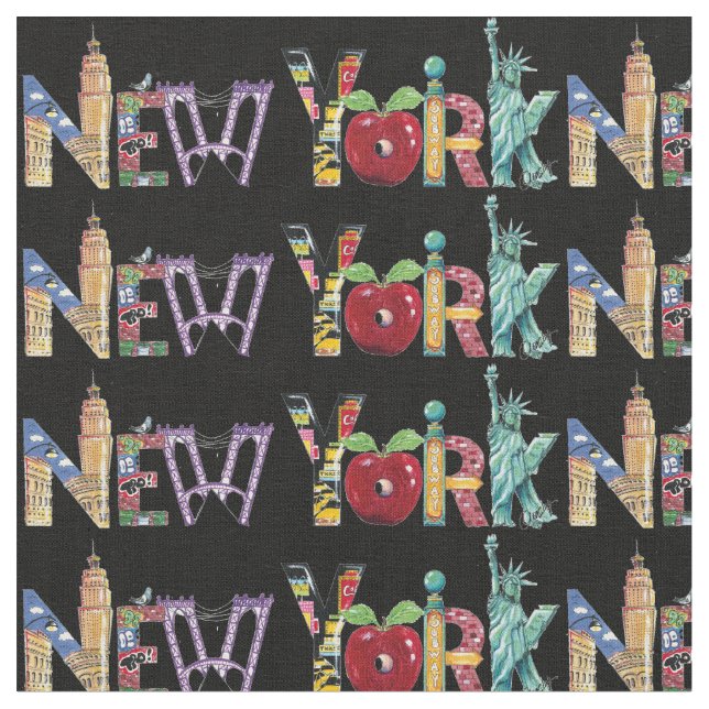 New York tyg (Närbild)