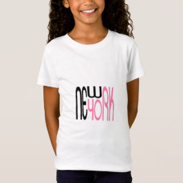 New-York-Typography Black Rosa Tee