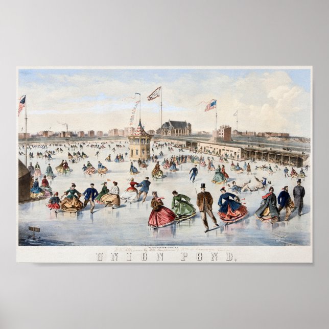 New York Union Pond Poster (Framsidan)