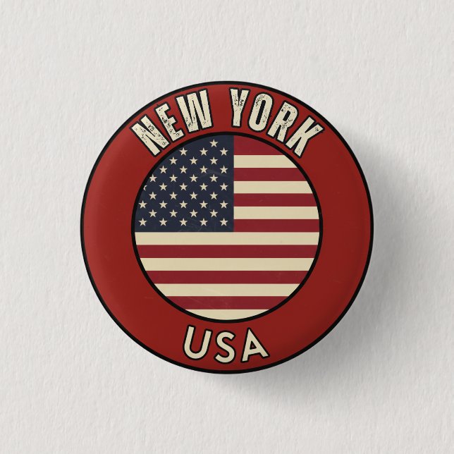 New York United States of America Knapp (Framsida)