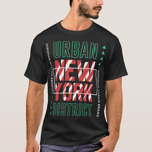 New York Urban District T Shirt (Framsida)