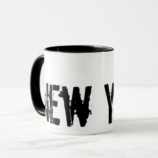 New York - Urban Stil Black and White Mugg
