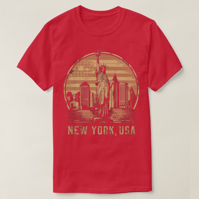 New York usa 1 T Shirt (Design framsida)
