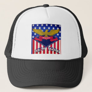 New York USA flagga Keps